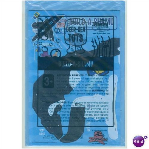 2010 Sonic Deep Sea Tots Build a Shamu Mint in Package