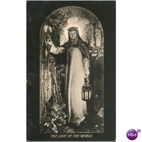 GB Postcard - The Light Of The World - W. Holman Hunt 2