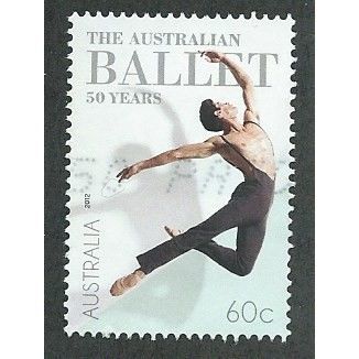 AUS 2012 60c '50TH ANN OF AUSTRALIAN BALLET' FINE USED (EBID36-744