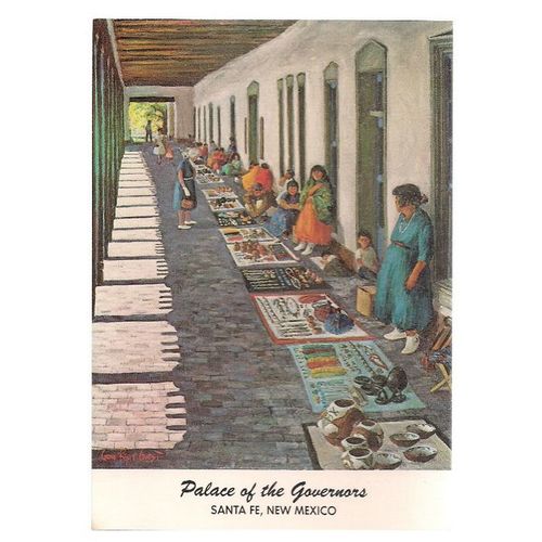 PALACE OF THE GOVENORS, Santa Fe, New Mexico.. US postcard #