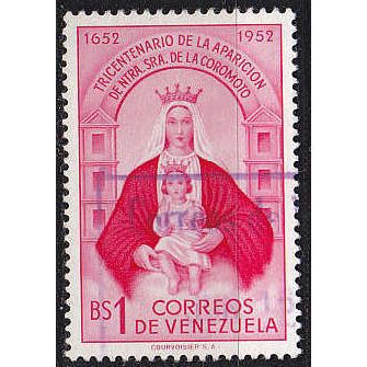 VENEZUELA [1952] MiNr 0835 ( O/used ) Religion