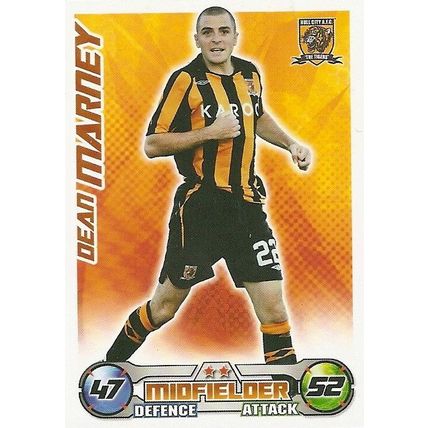 Topps Match Attax 2008/09 Cards: Hull City - Midfielder, Marney