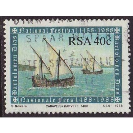 South Africa 1988 SG 633 Used - Ships/Boats (C-174-01)