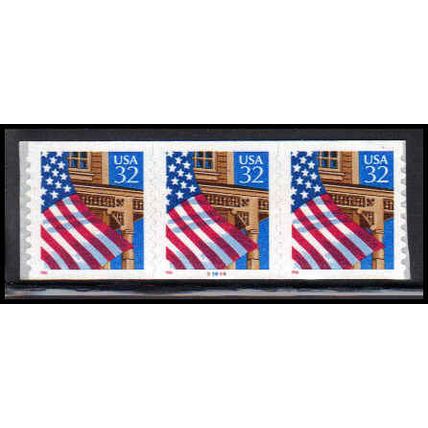 2915A 32c U.S. Flag Over Porch Fine MNH PNC 97898/3 10x10 PA3541