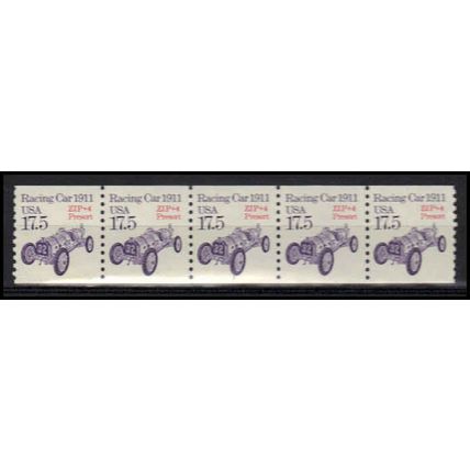 2262a 17.5c Race Car Very Fine MNH Dry Gum PNC 1/5 X1023