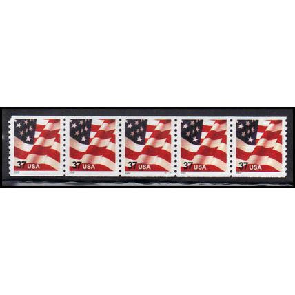 3631 37c U.S. Flag Very Fine MNH PNC S1111/5 PA4329