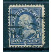 Used 264 1c Benjamin Franklin Barely Clears M02979