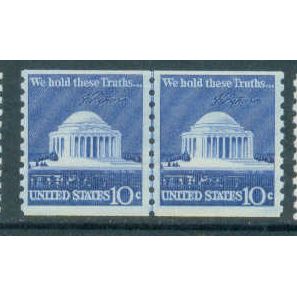 1520 10c Jefferson Memorial Fine MNH CLP B0987