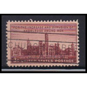 Used 943 3c Smithsonian Fine KA7840