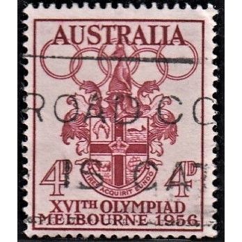 AUSTRALIA, 1956 4d Olympic Games, SG 290 (Scott #288), used