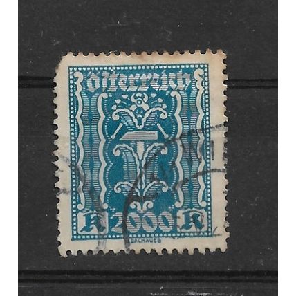 Austria.SG496 2000k Pincers and Hammer (Blue).Fine Used.Aug22