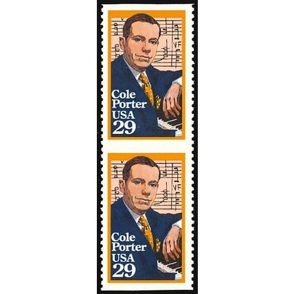 2550a, 29¢ Color Porter Imperforate Between ERROR - Mint NH - Stuart Katz