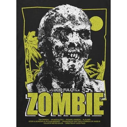 T-Shirt - Lucio Fulci: Zombie - Classic (2019) *Black / Short Sleeve / Size: S*