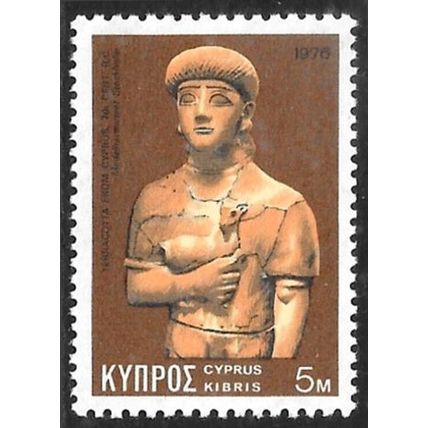 1976 Cypriote Art 5M - Unmounted Mint C6