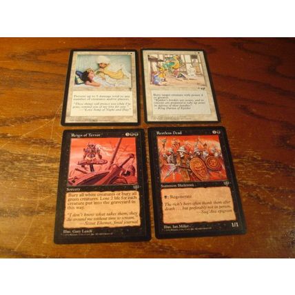 Magic The Gathering, MTG, 20-Cards,Different, 1994-2010, g-nm, Black Border, (I)