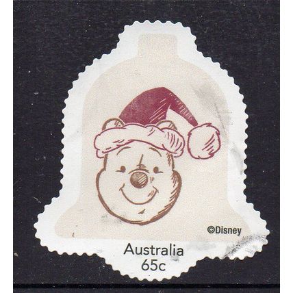 AUSTRALIA: 2024, DISNEY'S 'WINNIE THE POOH', CHRISTMAS, USED S/A MY STAMP. 3/1