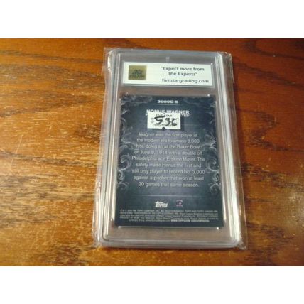 2016 Topps Chrome Update, Graded Gem Mint 10, HONUS WAGNER, 3000 Hits Club