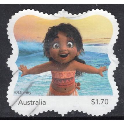 2025: DISNEY, MOANA 2, PART 3, $1.70 USED SELF-ADHESIVE MYSTAMP. 004