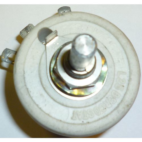 25 ohm potentiometer 25 watt panel mounting Berco L25 wirewound ceramic NSN