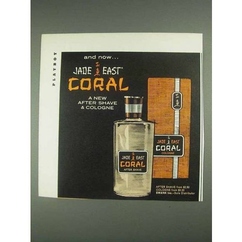 1967 Swank Jade East Coral Cologne Ad