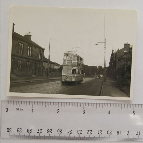 Photo Glasgow Tram no.1262 in 1958