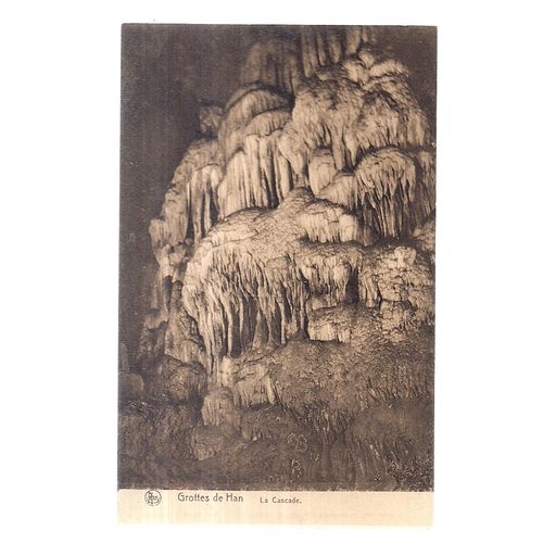 GROTTES DE HAN, HAN-SUR-LESSE, BELGIUM unused vintage postcard caves (a) =