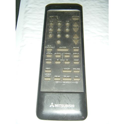 Mitsubishi #939P245A1 TV/VCR Remote Control