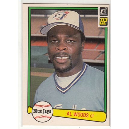 1982 Donruss baseball card 180 Alvis Woods