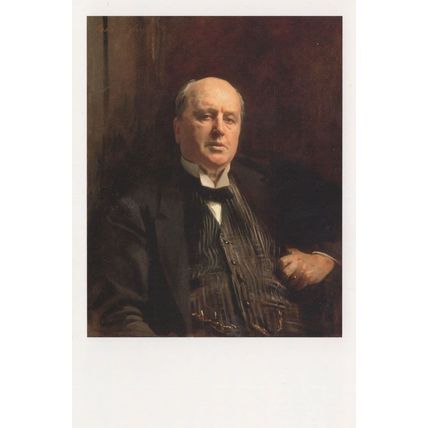 Henry James Book Author London Portrait Gallery Painting Postcard