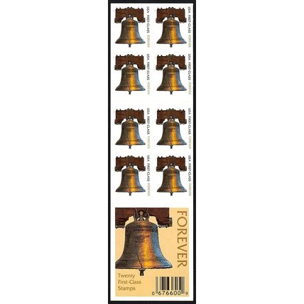 2008 Liberty Bell Booklet of Twenty - Postage Stamps