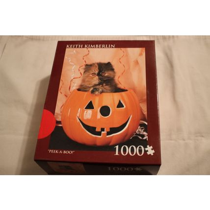 PEEK-A-BOO! 1000 PIECE PUZZLE SEALED HALLOWEEN CATS