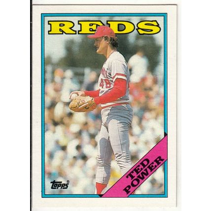 1988 Topps baseball card 236 Ted Power