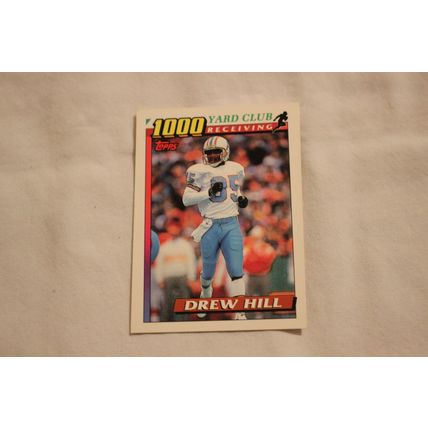 Drew Hill 1991 Topps 100 YARD CLUB NO. 15
