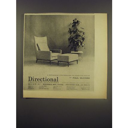 1956 Directional Furniture by Paul McCobb Advertisement