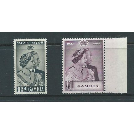 a Gambia stamps sg165 sg 165 see description rsw silver wedding £1