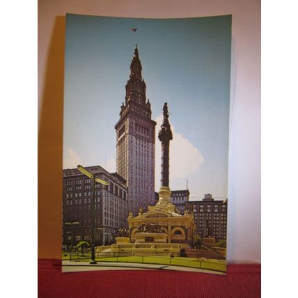 SOLDIERS & SAILORS MONUMENT, CLEVELAND, OHIO, USA unused postcard =