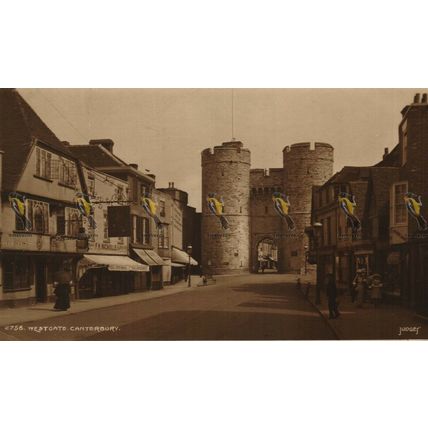 Westgate, Canterbury, Kent, 2756 RP Judges Postcard