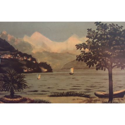 Lac de Lugano et Castagnola, c.1930 - Propaga Luminosa Cartolina