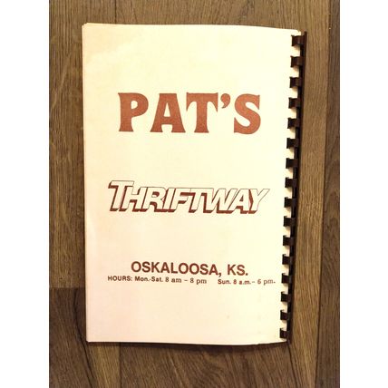 Oskaloosa Old Settlers' Cookbook - Old Time/Modern Recipes - Jefferson County KS