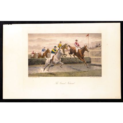 GRAND NATIONAL 1880s Harrington Bird - Swan Electric Engraving Co ENGRAVING