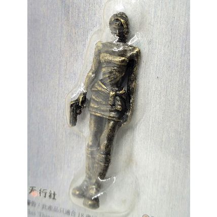 BIOHAZARD 3 Jill Valentine Metal Mini Figure (BRONZE) - HK Comic Resident Evil