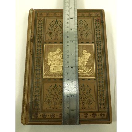 Antique Victorian Casquet Of Literature Poetry Prose Book Anthology Byron &c V4