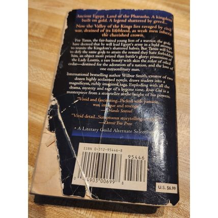 River God : A Novel of Ancient Egypt by Wilbur Smith (1993, Mass Market)
