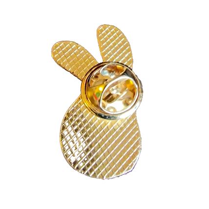 Animals "WHITE RABBIT" Collectable Badge / pin 1.6 cm x 2.8 cm BA48