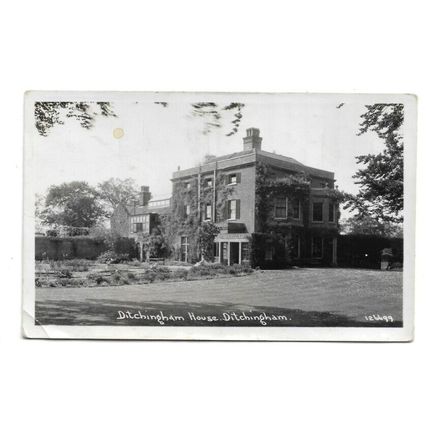 Ditchingham House, Near Bungay, Suffolk, RP Postcard.