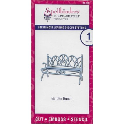 Spellbinders. Garden Bench Die. Die Cutting Cardmaking Scrapbooking Crafts