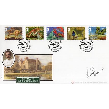 Leslie Thomas The Virgin Soldiers Book Author Hand Signed FDC