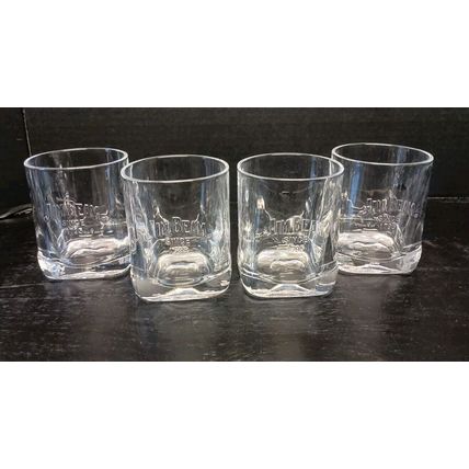 Set Of 4 Jim Beam Double Old Fashion / Rocks Glasses-10 Oz-NEW-FAST SHIPPING