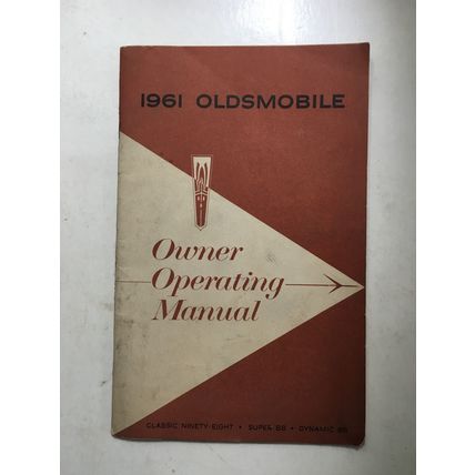 Original 1961 Oldsmobile Owners Manual 4369