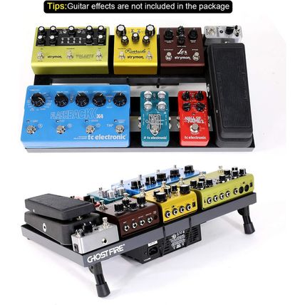 Ghost Fire Guitar Pedal Board Aluminum Alloy 1.76Lb Super Light Effect Pedalboar